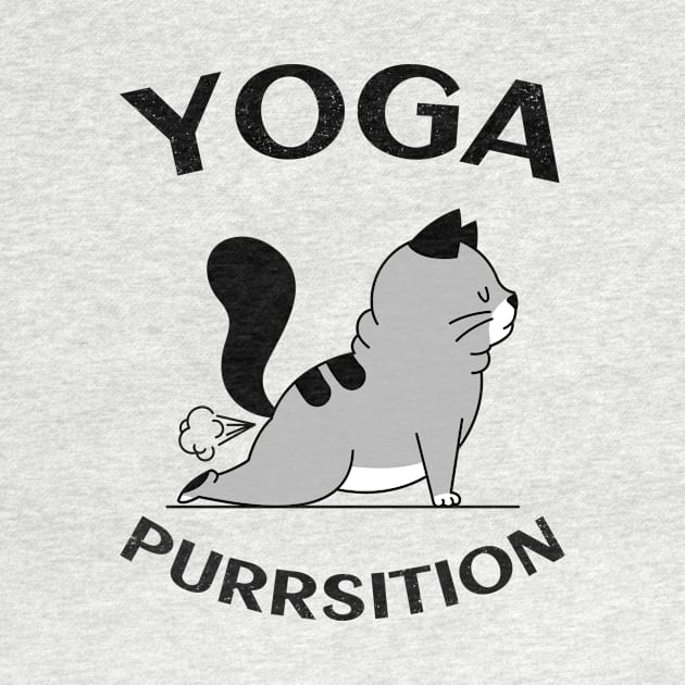 Yoga Cat by BlabLabel